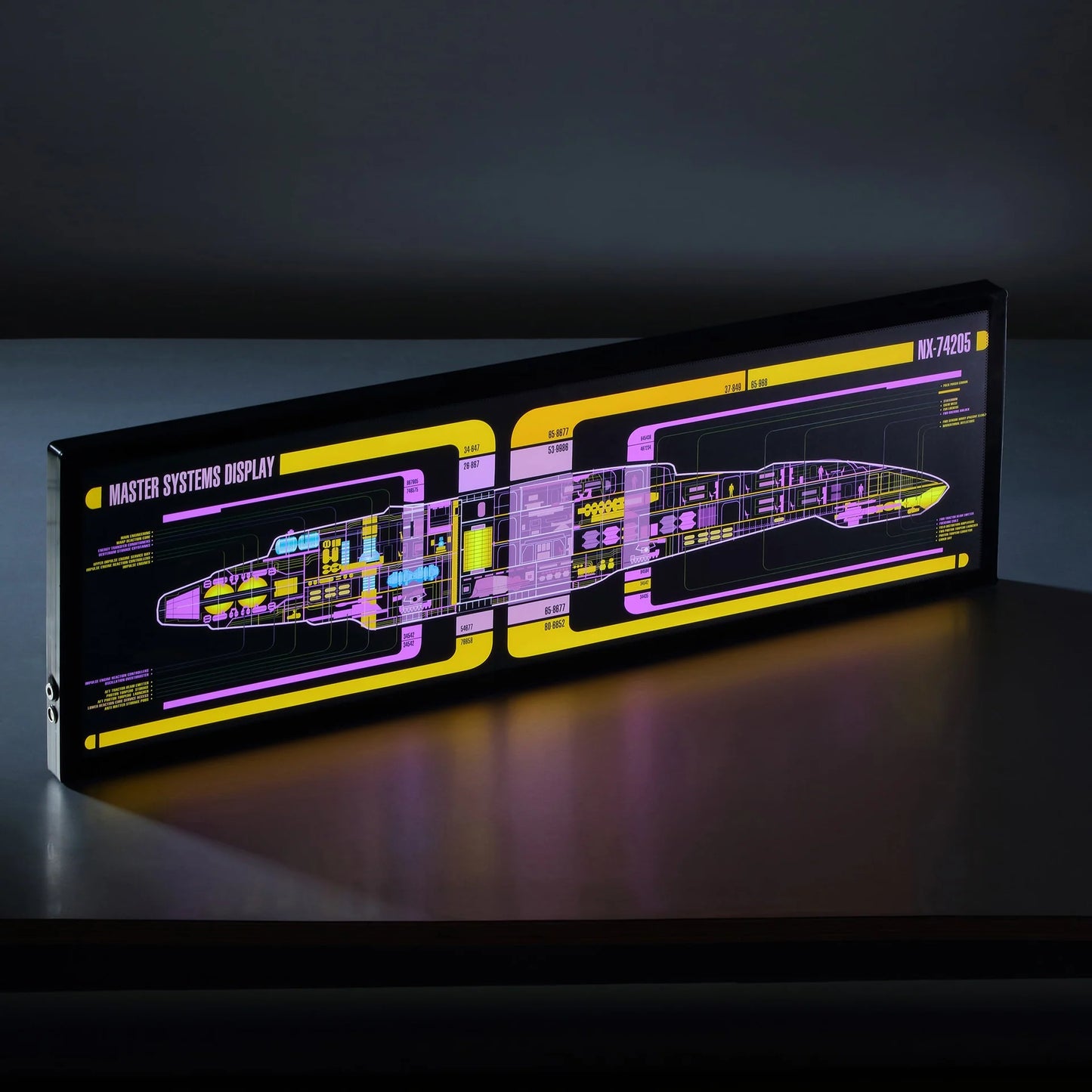 U.S.S Defiant Light Up MSD Replica