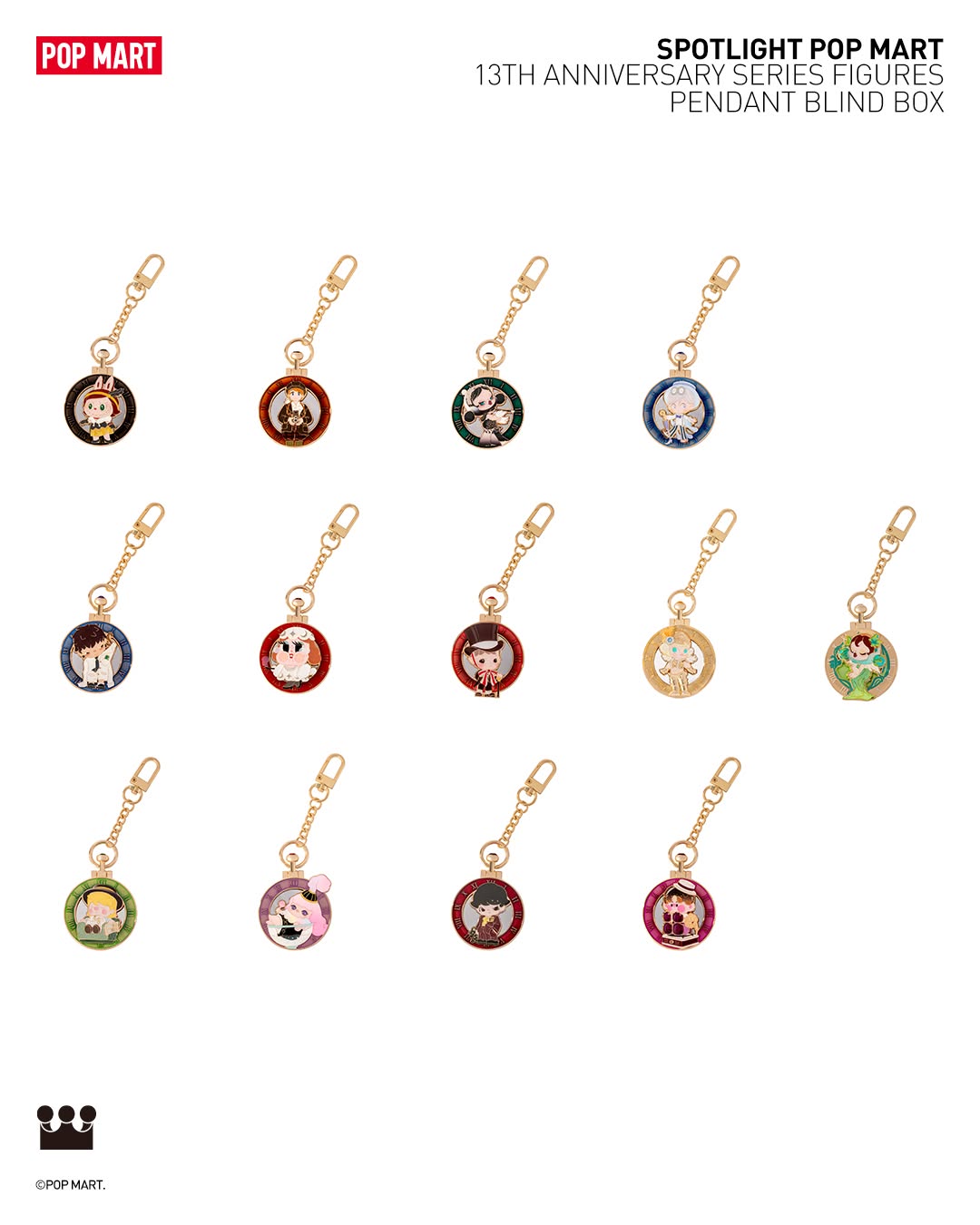 Spotlight POP MART 13th Anniversary Series-Pendant Blind Box