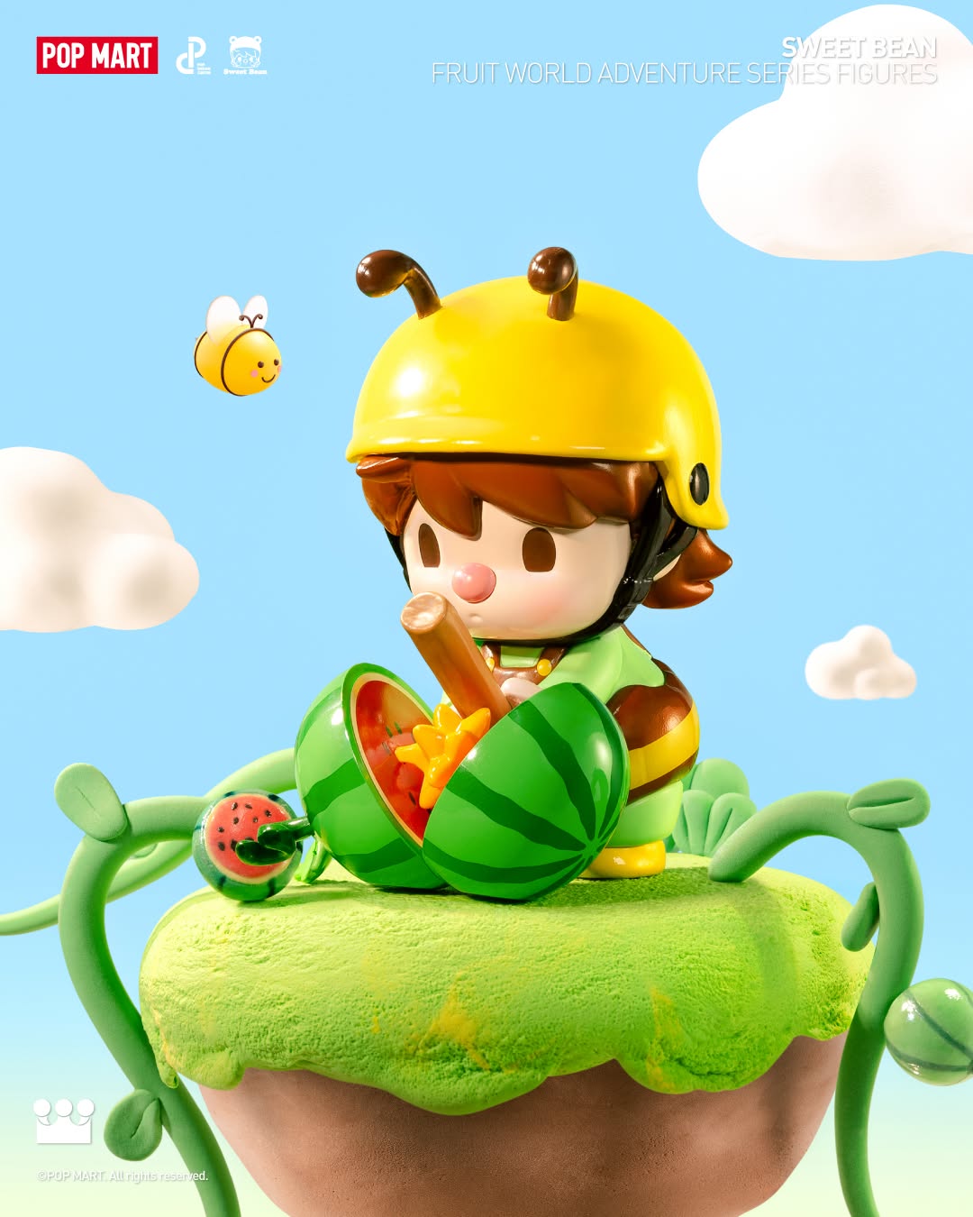 Sweet Bean Fruit World Adventure Series Figures