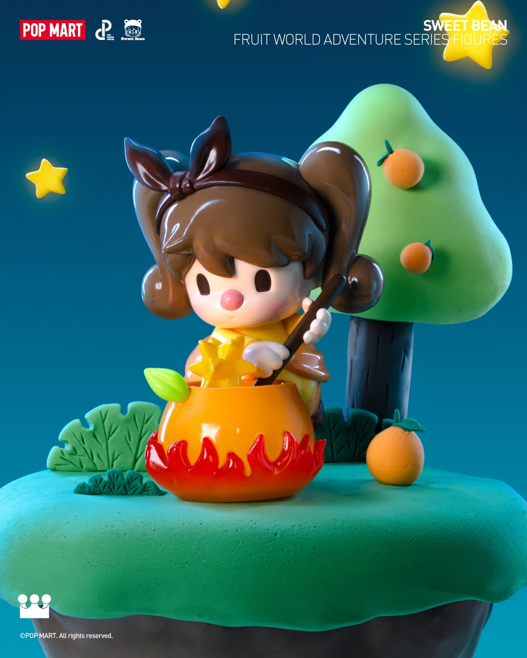 Sweet Bean Fruit World Adventure Series Figures