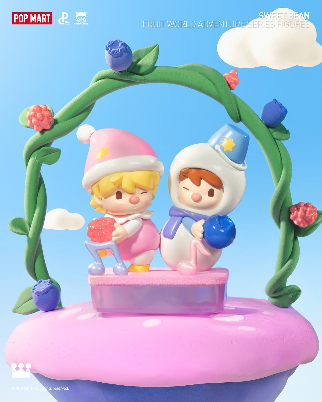 Sweet Bean Fruit World Adventure Series Figures