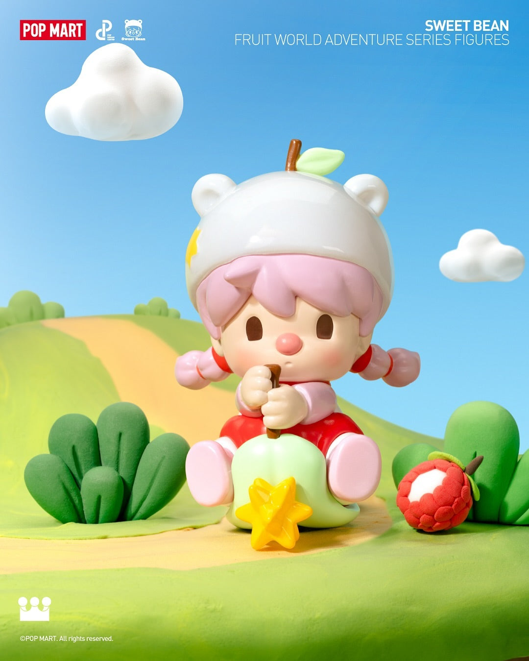 Sweet Bean Fruit World Adventure Series Figures