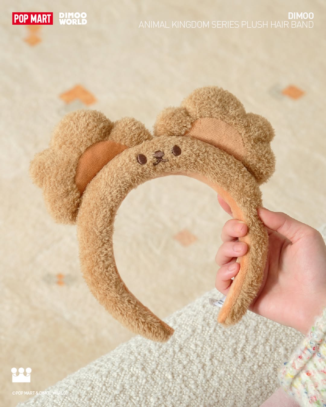 DIMOO Animal Kingdom Series - Plush Hair Band