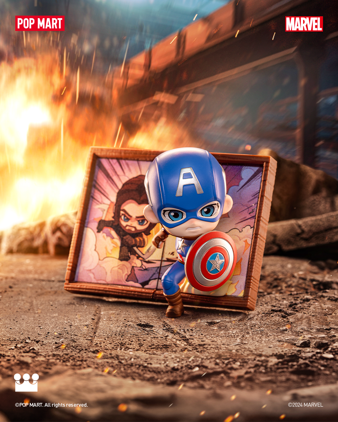 Marvel Photo Frame Series Figures