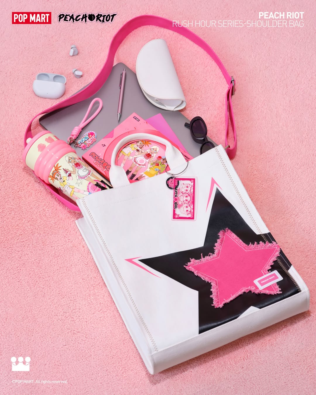 Peach Riot Rush Hour Series Shoulder Bag