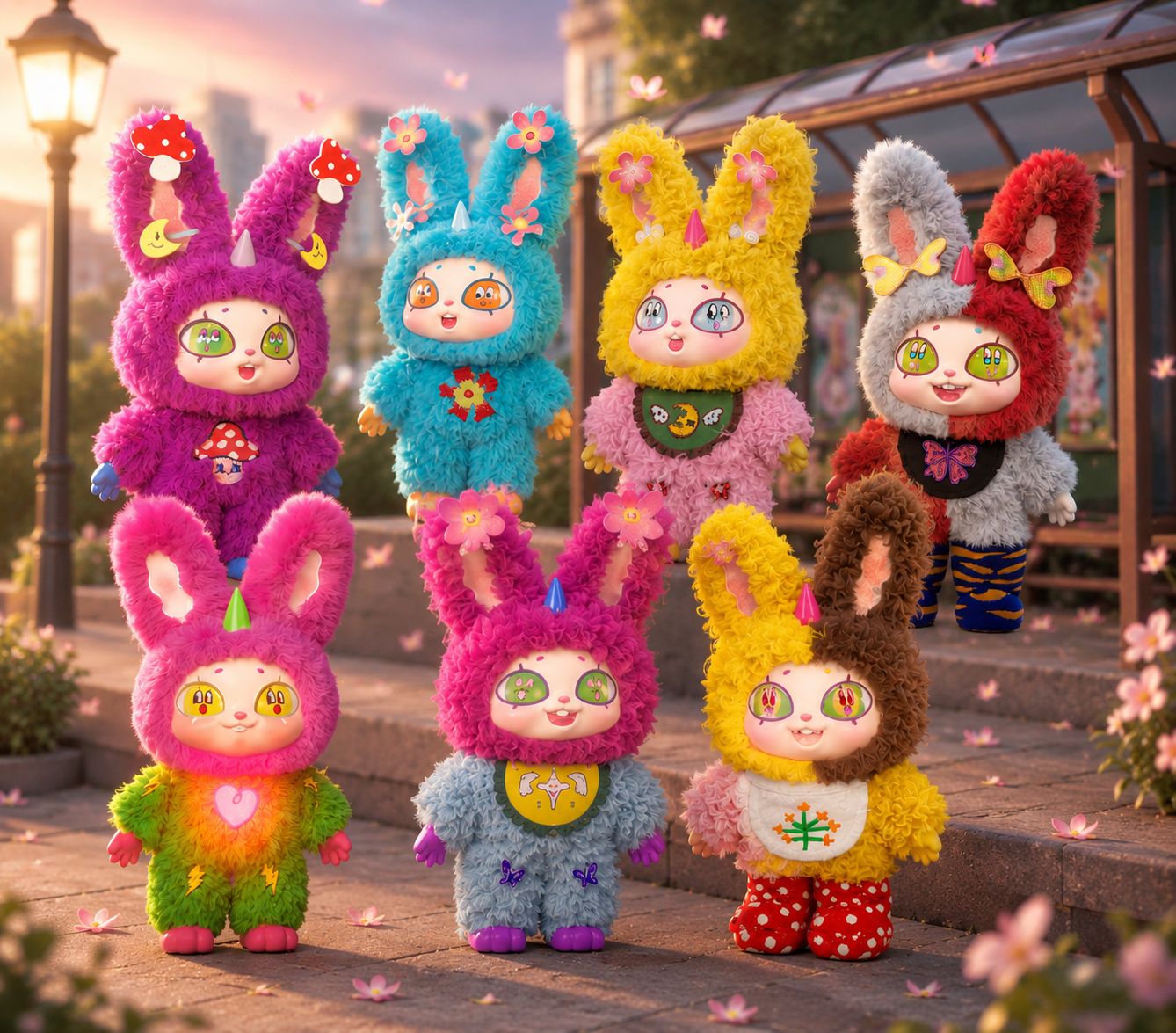 XINYE-Urban Elf Series Vinyl Plush Doll Blind Box