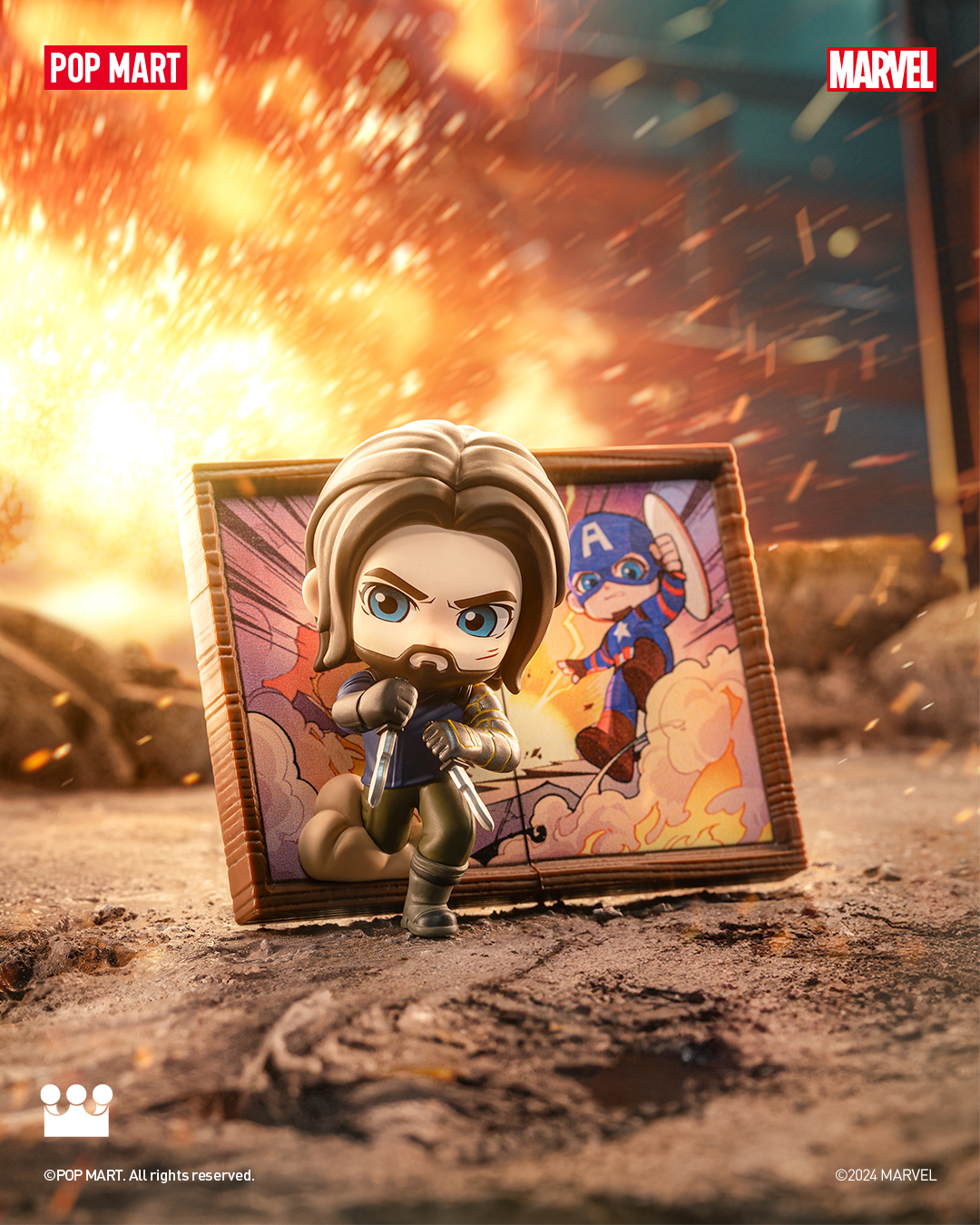 Marvel Photo Frame Series Figures