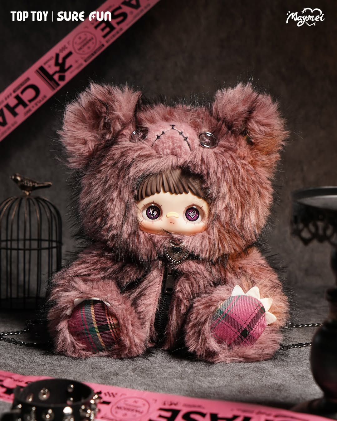 MayMei Rebel Doll Series 400% Plush Backpack Blind Box