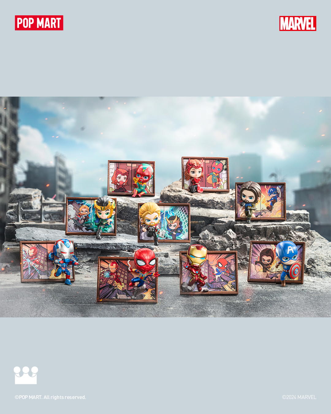 Marvel Photo Frame Series Figures