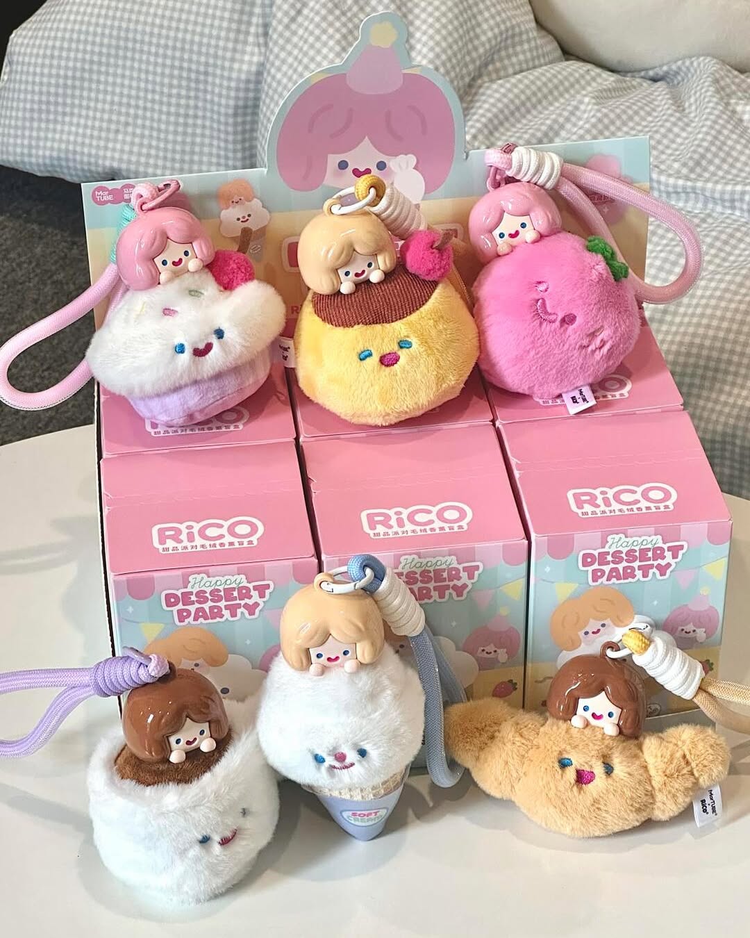 FINDING UNICORN RiCO Dessert Party Scented Plush Blind Box Series