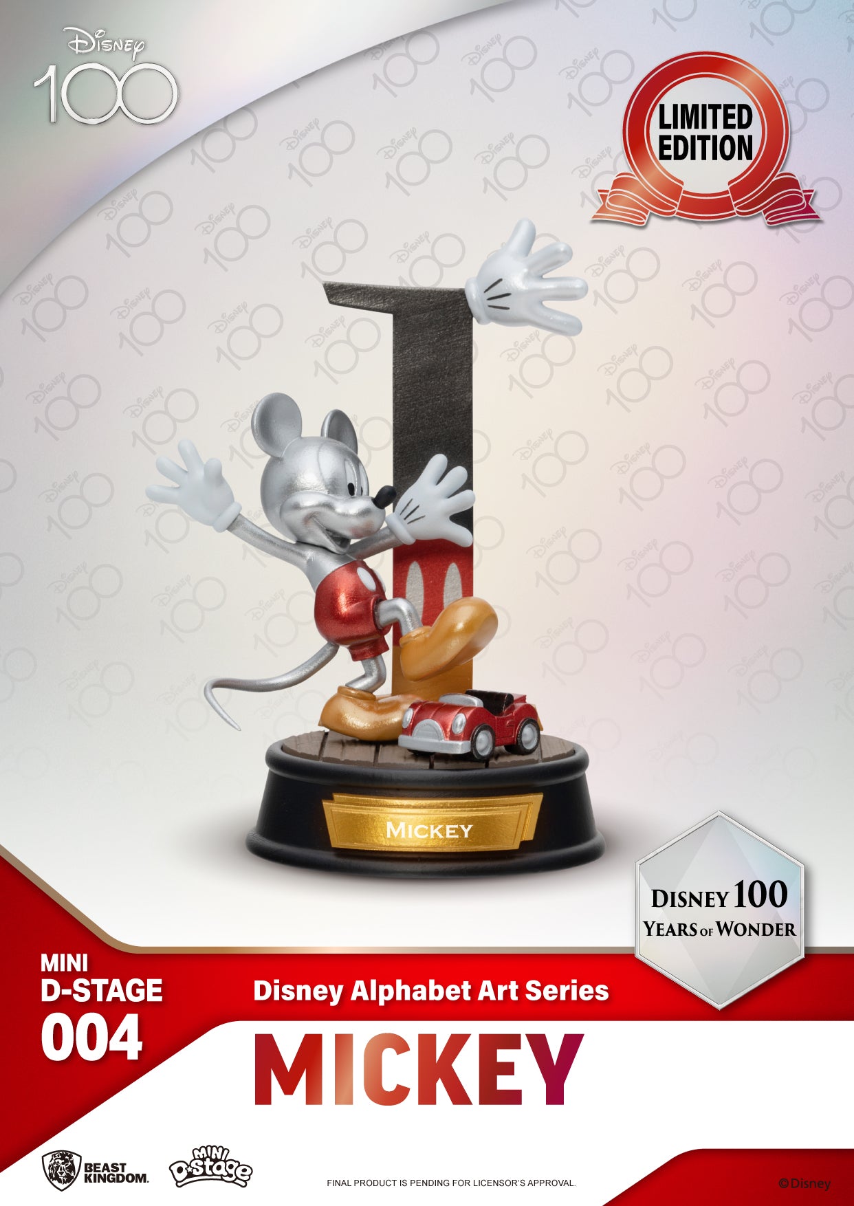 MDS-004- Disney Alphabet Art Series Blind box set (6 pcs)