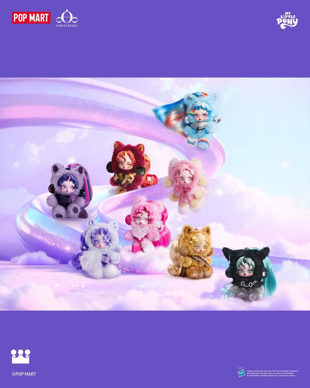 SKULLPANDA X My Little Pony Pendant Blind Box Series
