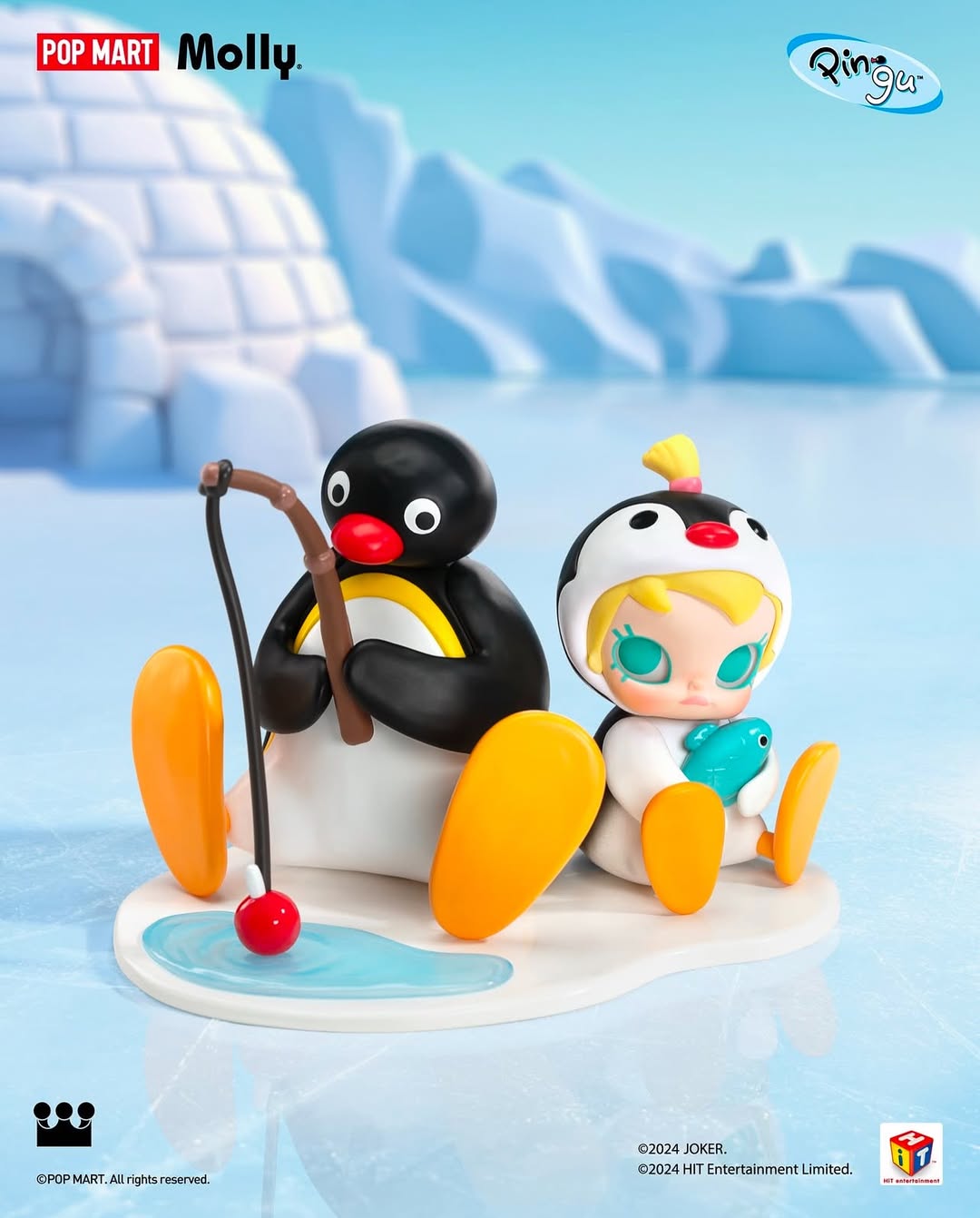Baby Molly × PINGU Fishing Time Figure