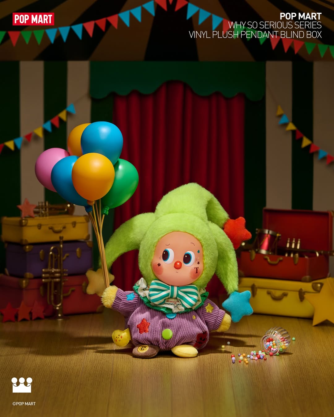 POPMART Why So Serious Plush Pendant Blind Box Series