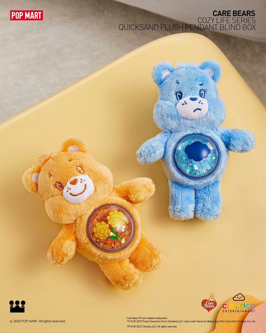 Care Bears Cozy Life Series Quicksand Plush Pendant Blind Box