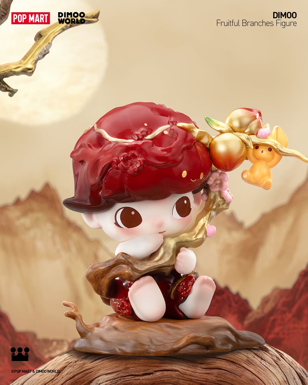 DIMOO Fruitful Branches Figure