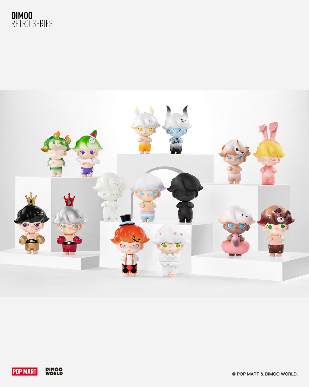 DIMOO Retro Series Figures