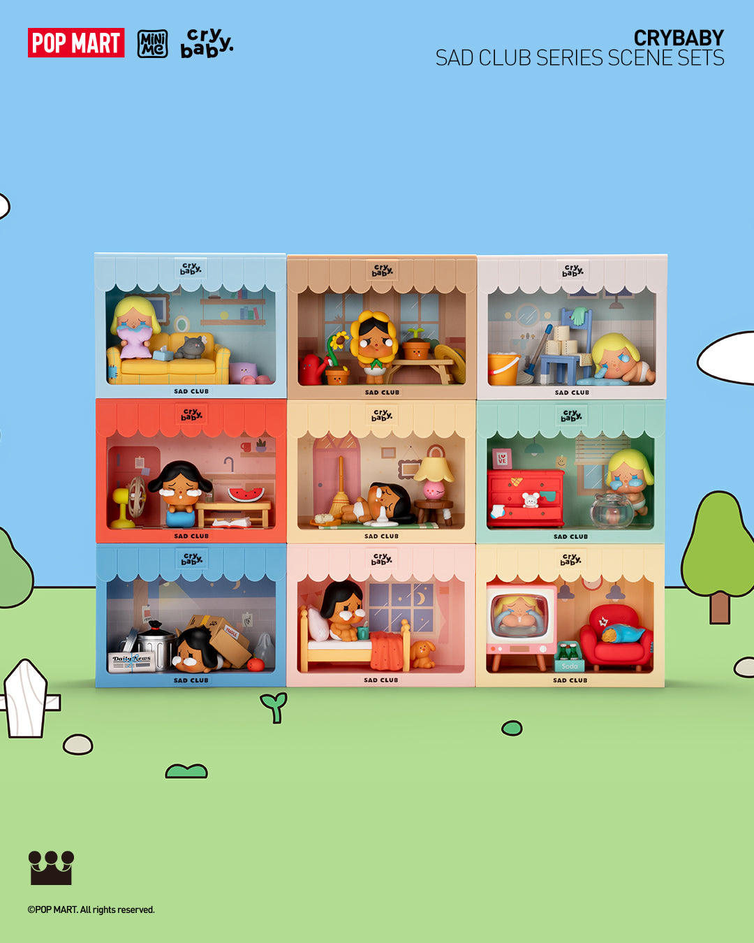 CRYBABY Sad Club Series Scene Sets