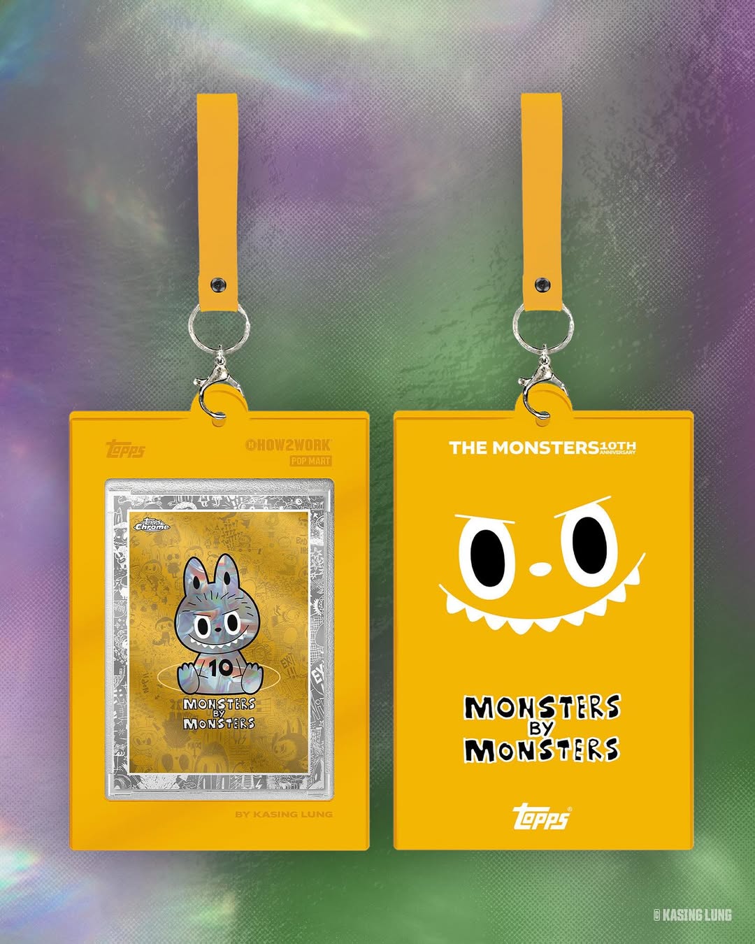 THE MONSTERS - Topps Chrome Labubu Trading Card Set