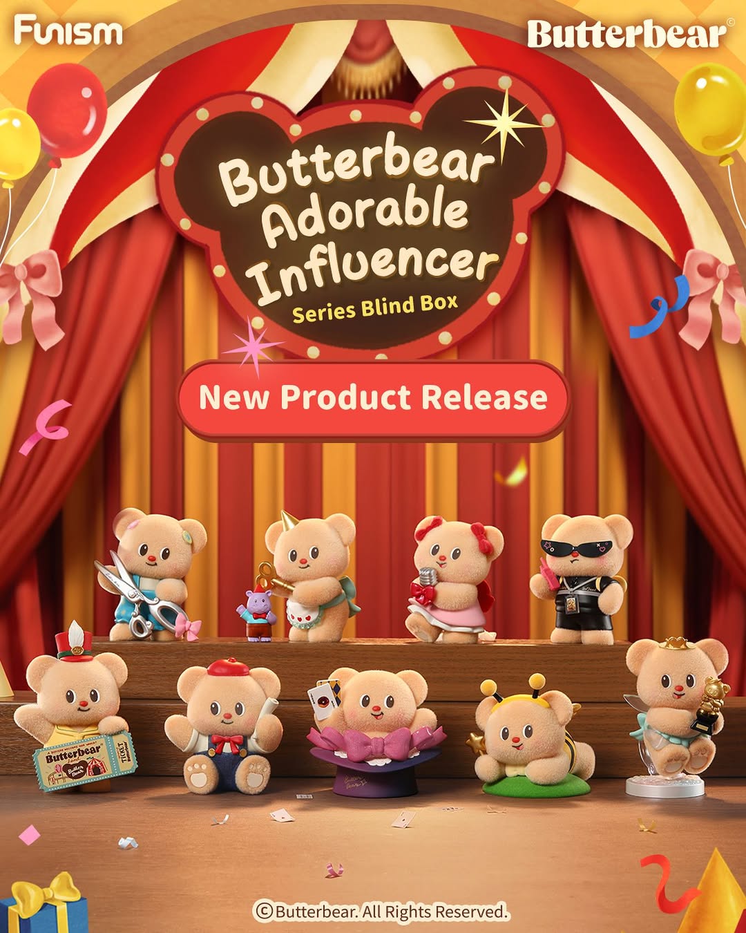 Butterbear Adorable Influencer Series Blind Box Series