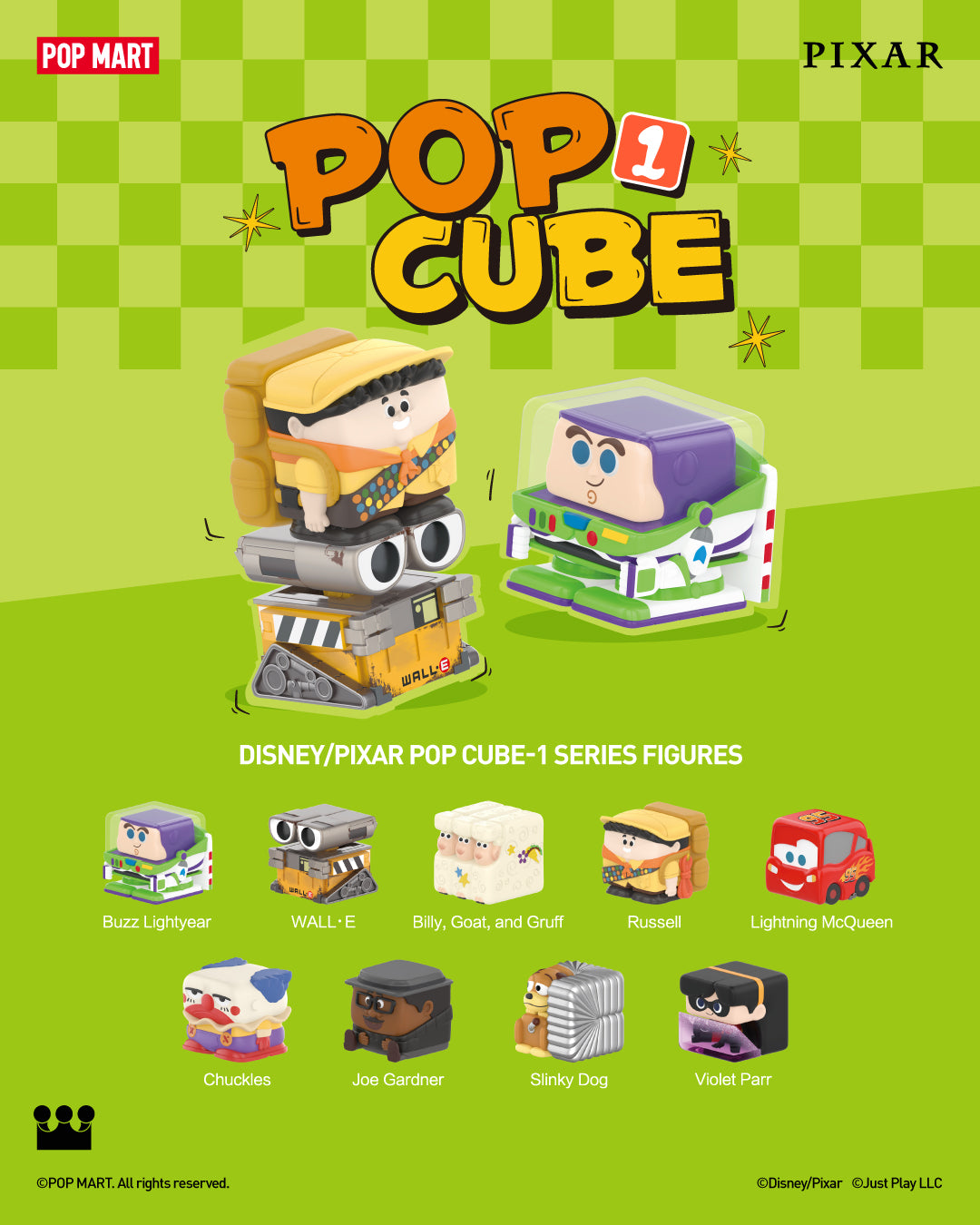 DISNEY/PIXAR POP CUBE - 1 Series Figures
