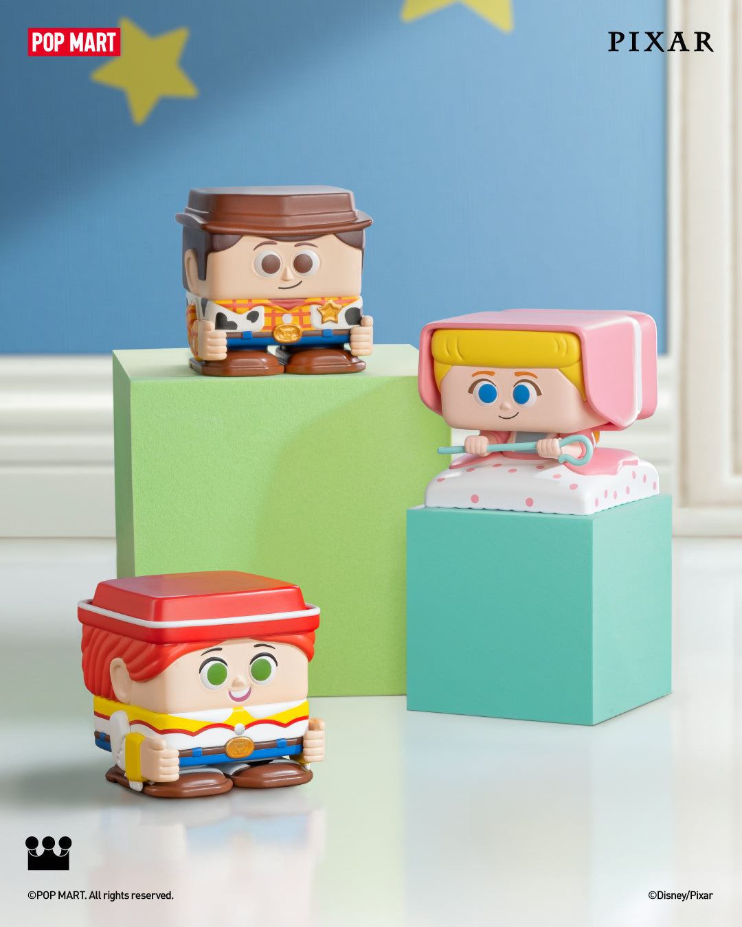 DISNEY/PIXAR POP CUBE - 2 Series Figures