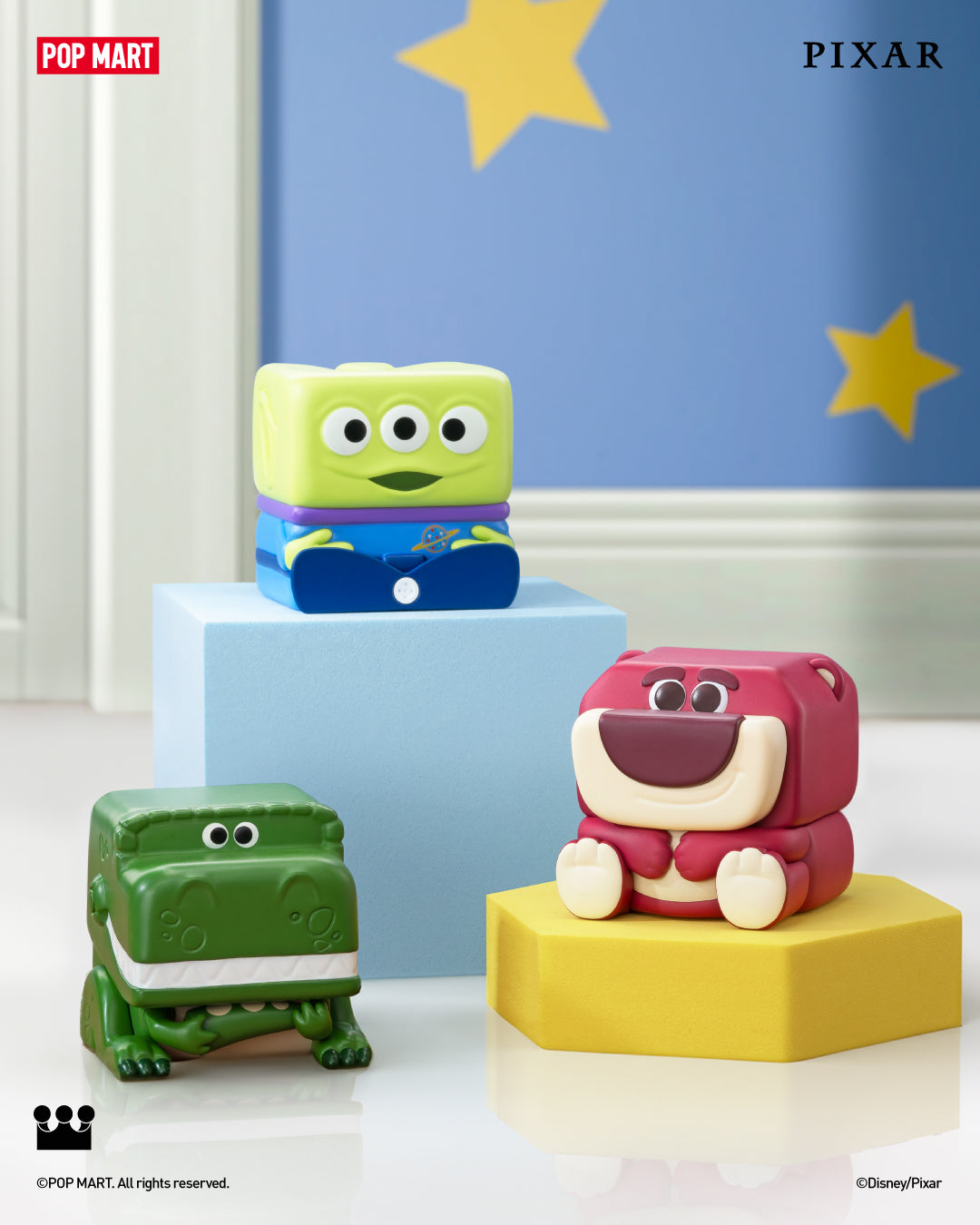 DISNEY/PIXAR POP CUBE - 3 Series Figures