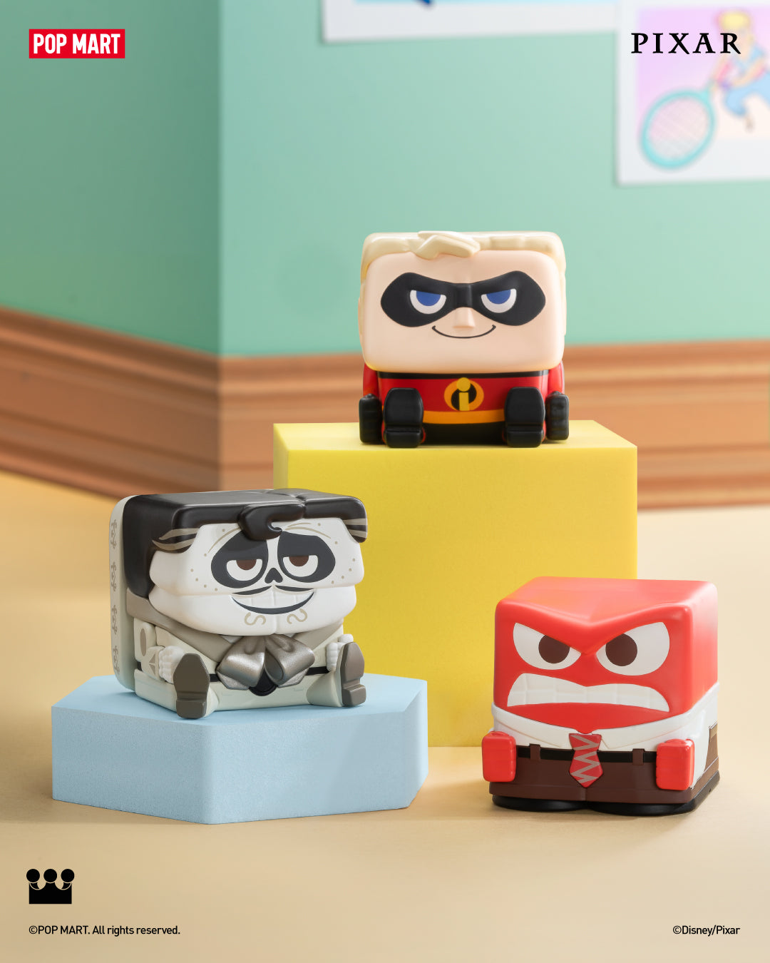 DISNEY/PIXAR POP CUBE - 3 Series Figures