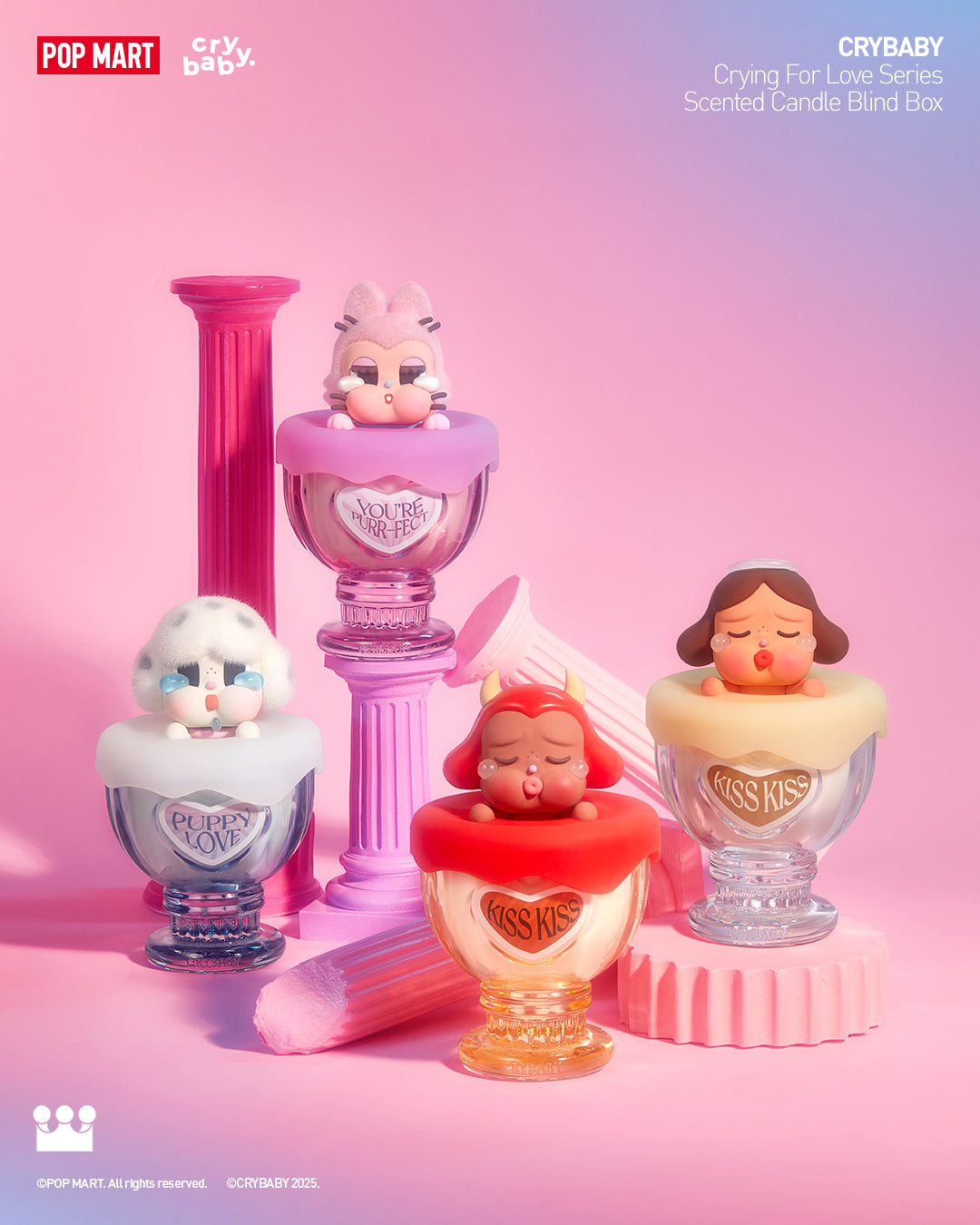 CRYBABY Crying For Love Series - Scented Candle Blind Box