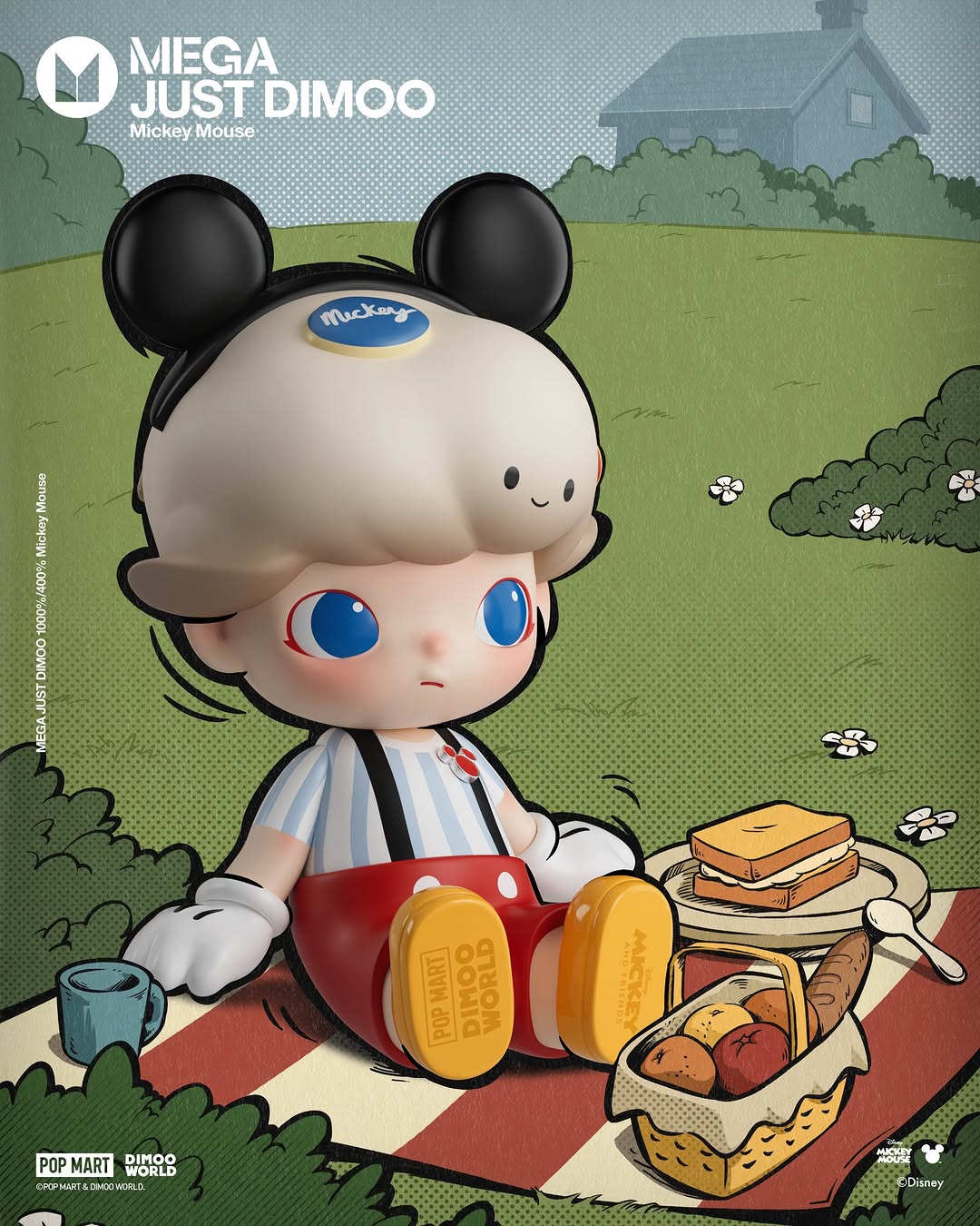 MEGA Just Dimoo 400% Mickey Mouse
