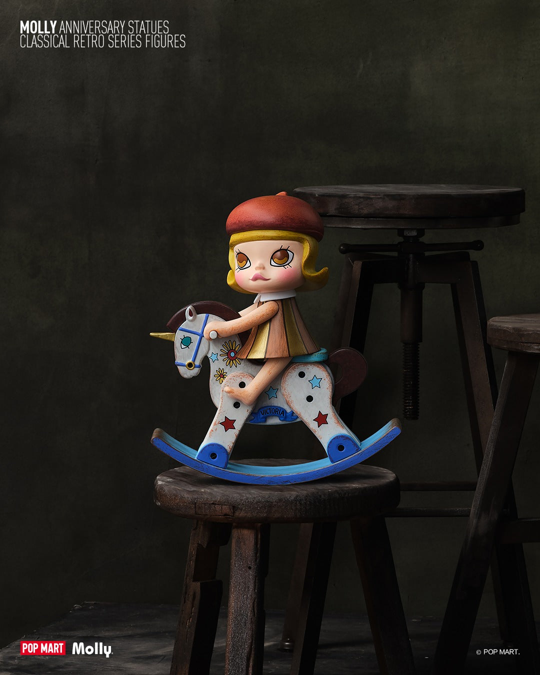 MOLLY Anniversary Statues Classical Retro 1 Series Figures