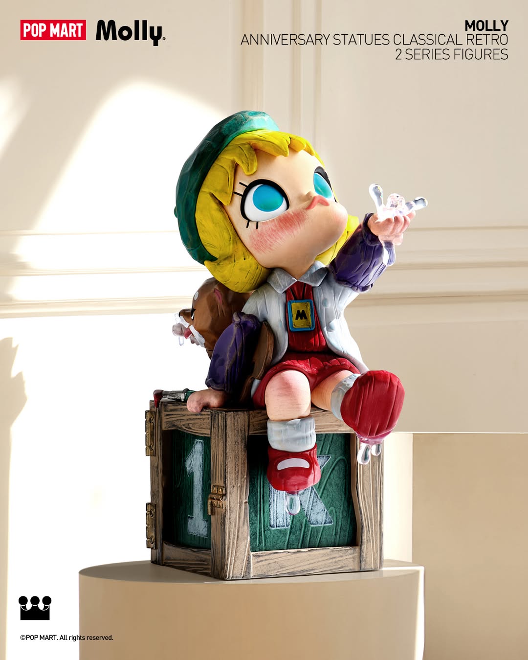 MOLLY Anniversary Statues Classical Retro 2 Series Figures