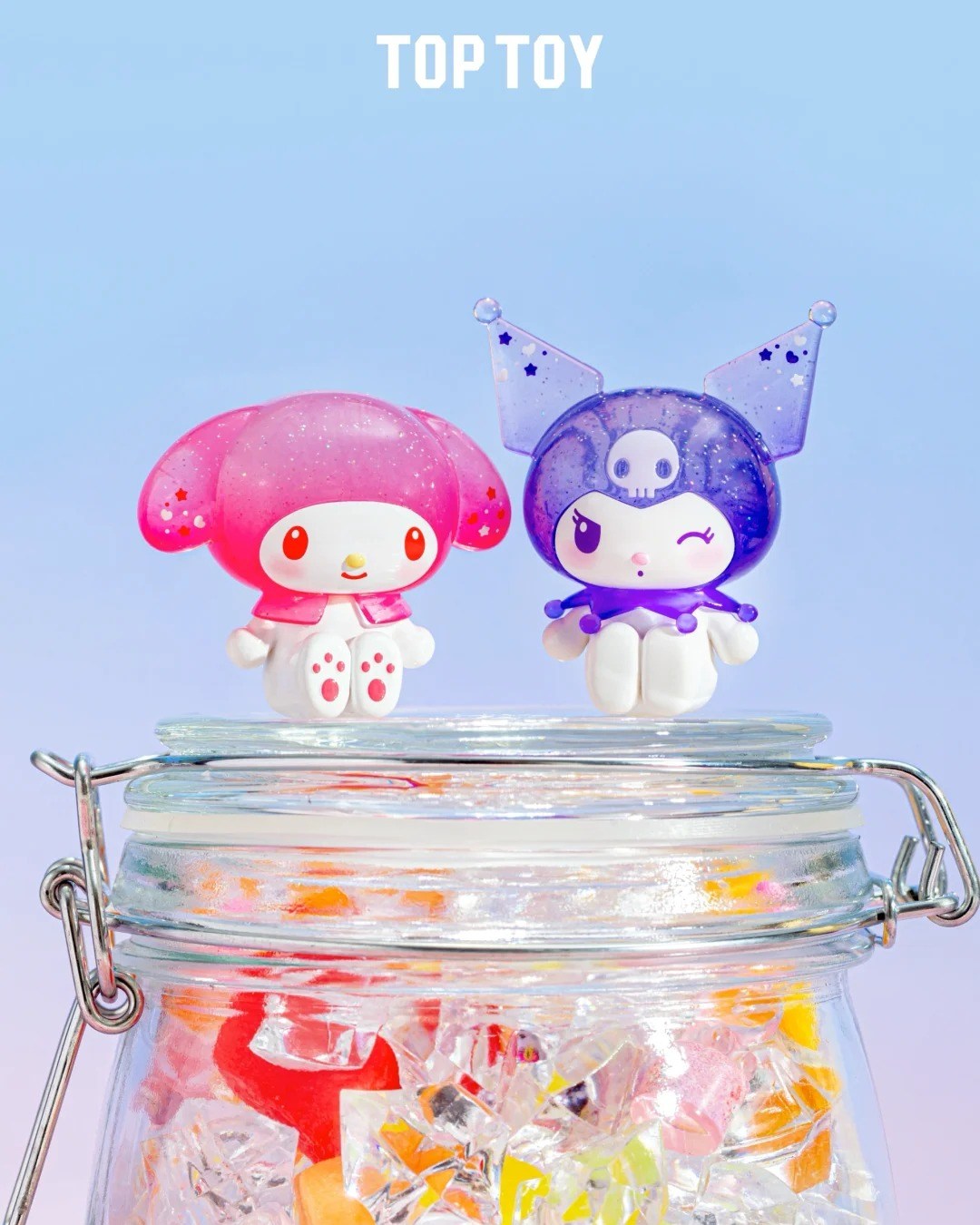 Sanrio KUROMI & MY MELODY Ramune Style Mini Figures Surprise Bag