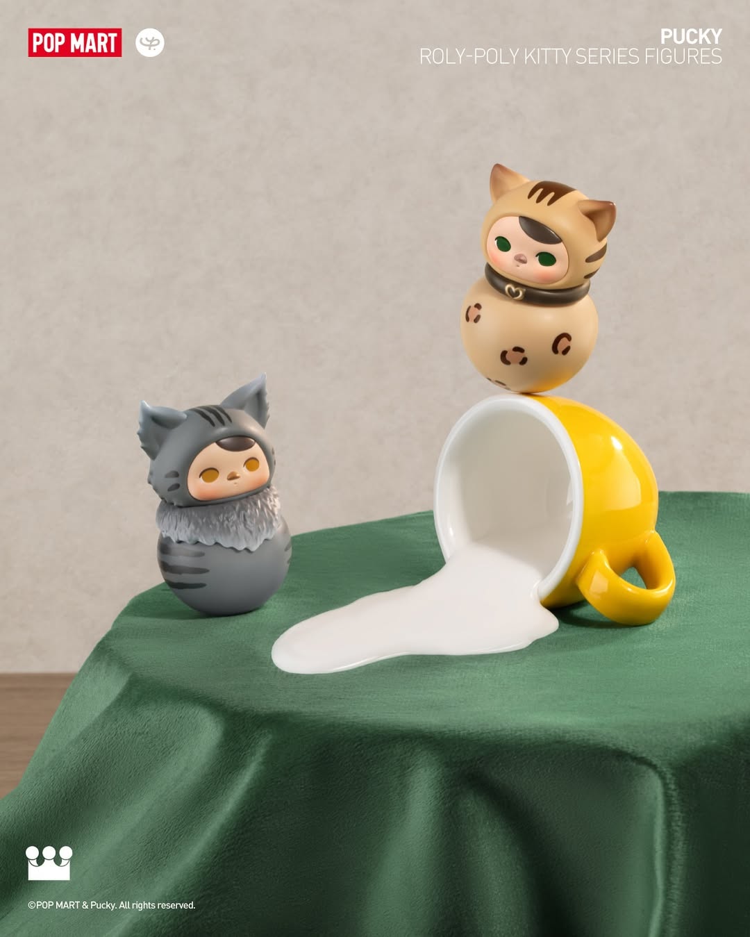 PUCKY Roly-Poly Kitty Series Figures