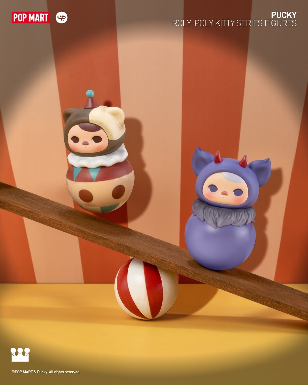 PUCKY Roly-Poly Kitty Series Figures