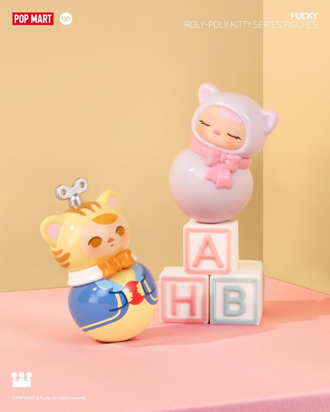 PUCKY Roly-Poly Kitty Series Figures