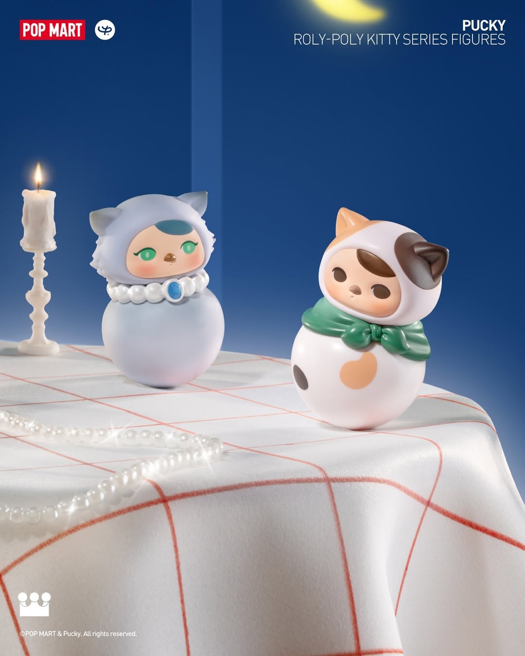 PUCKY Roly-Poly Kitty Series Figures