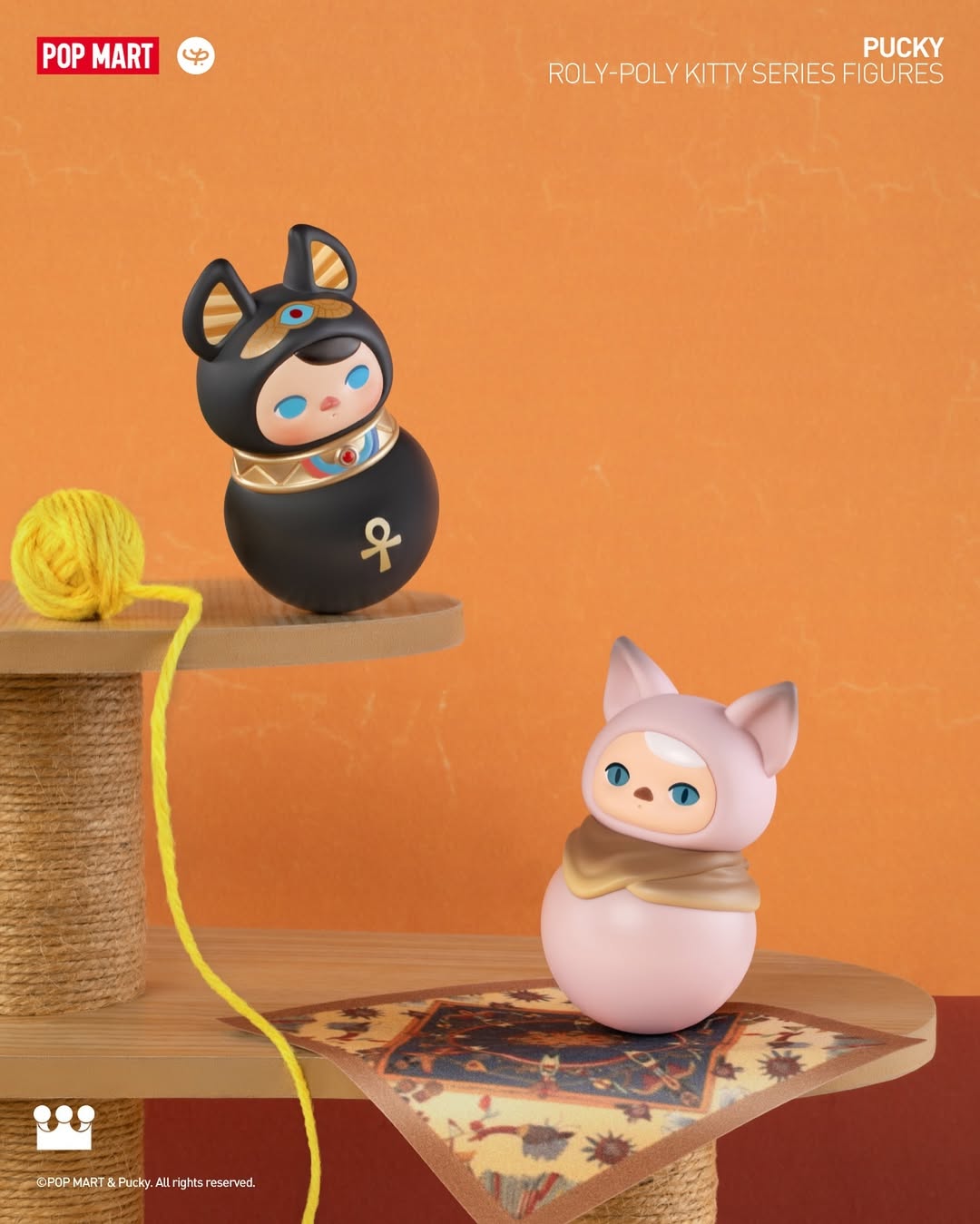 PUCKY Roly-Poly Kitty Series Figures