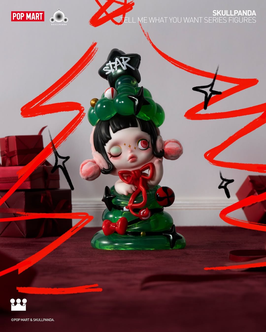 SKULLPANDA Tell Me What You Want Series Figures