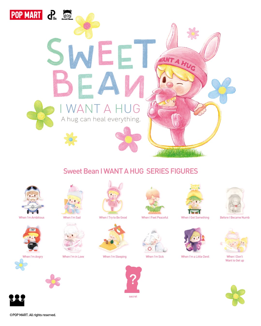 Sweet Bean I Want a Hug Series Figures