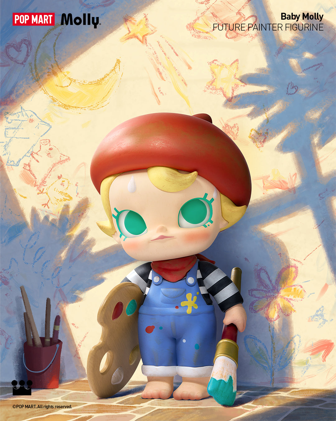 Baby Molly Painter Figurine
