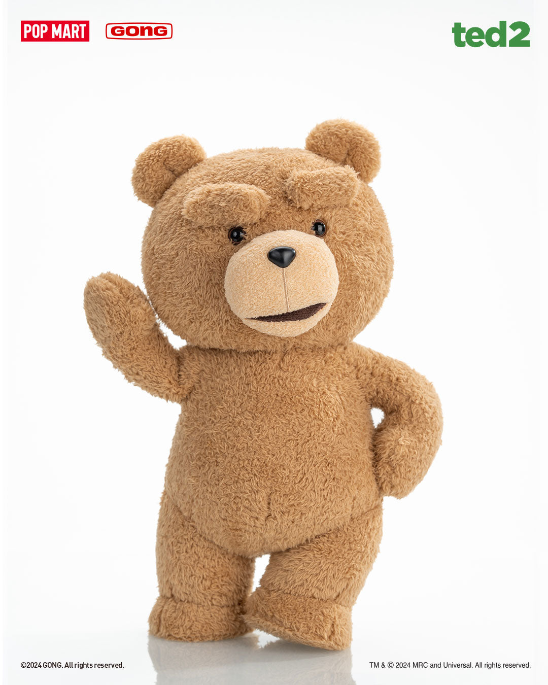 POP MART TED2 Teddy Bear Plush Doll