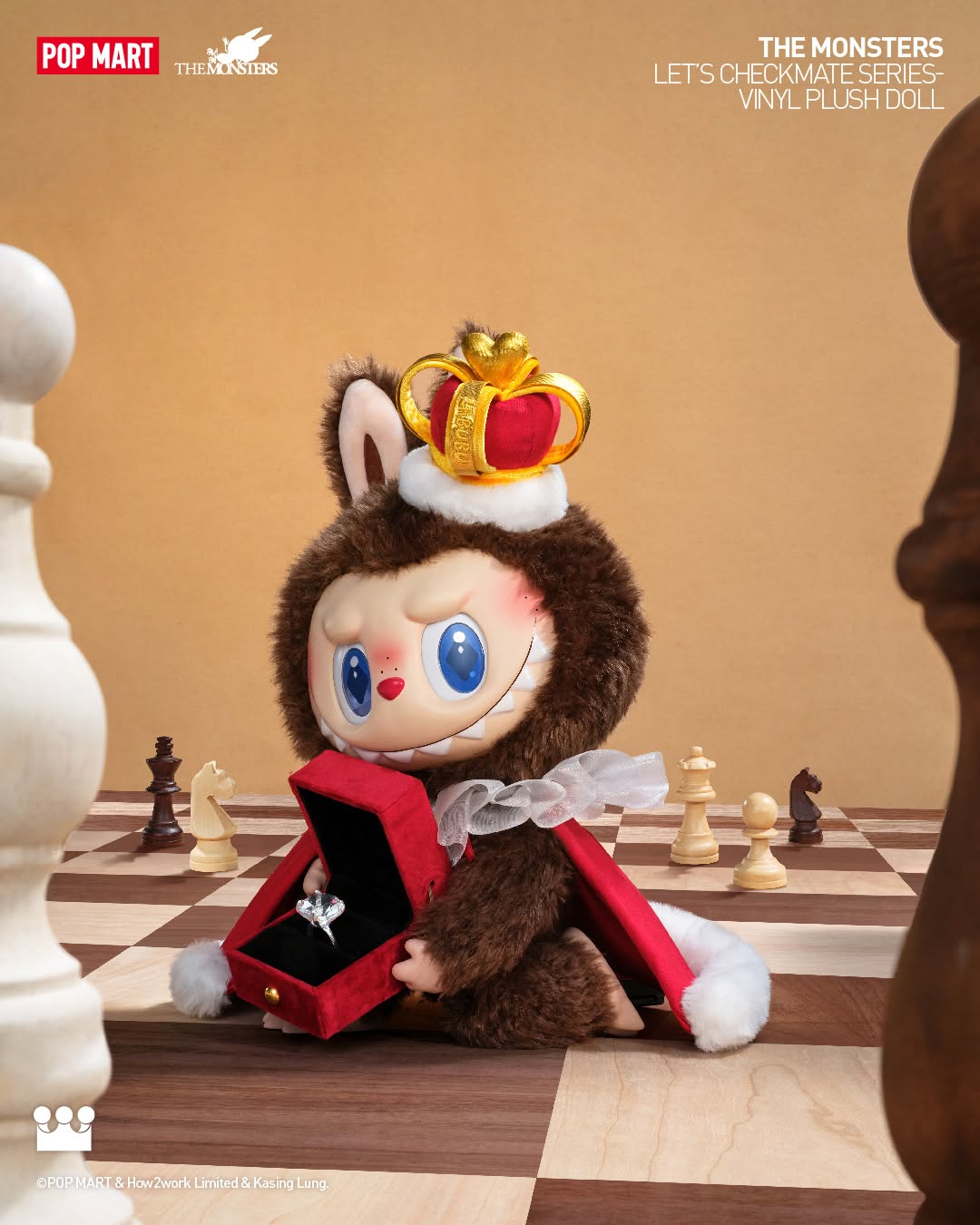 THE MONSTERS Let's Checkmate Series - Vinyl Plush Doll