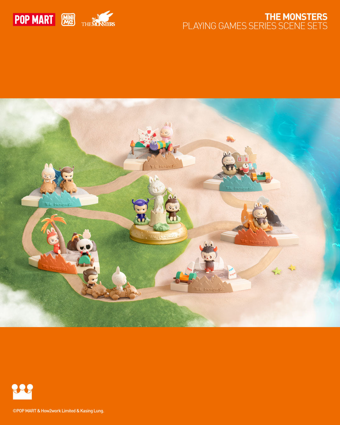 The Monsters Playing Games Series