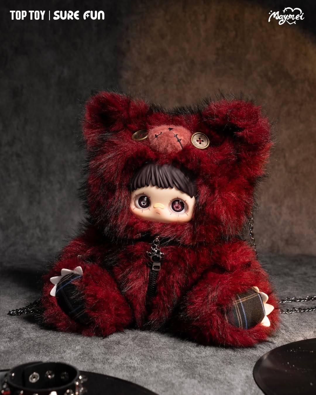 MayMei Rebel Doll Series 400% Plush Backpack Blind Box