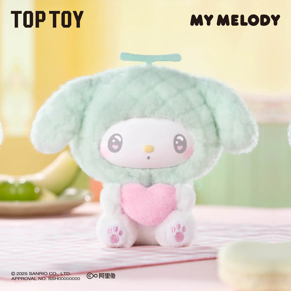 MY MELODY 50th Anniversary Milk Candy Series Plush Keychains Gift Blind Box