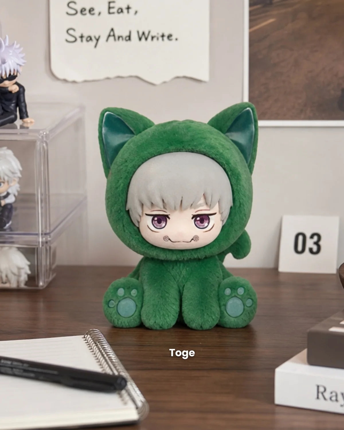 Jujutsu Kaisen Cat Ear Sitting V2 Plushie Blind Box