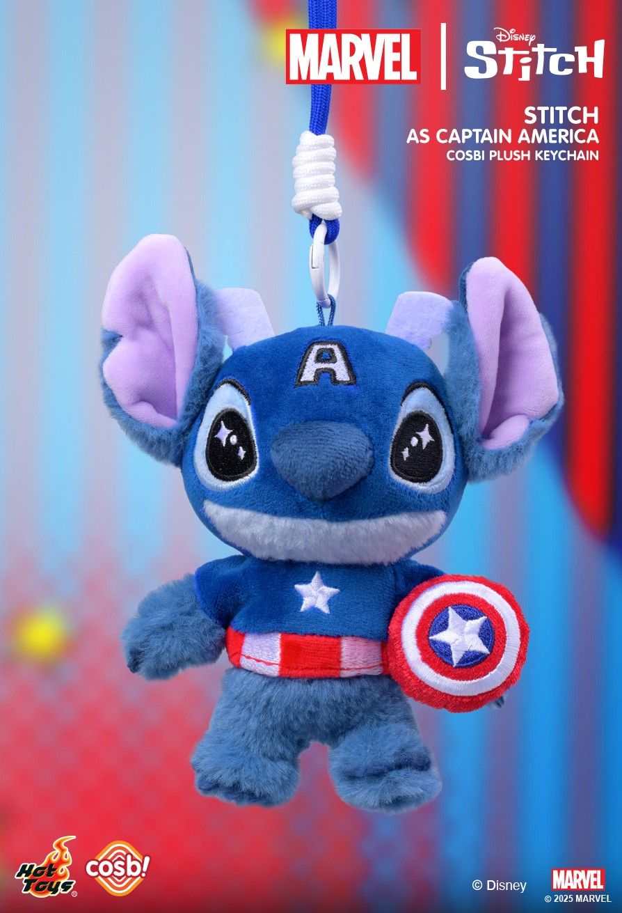 Hot Toys x COSBI Marvel Stitch Plush Keychain Blind Box Series