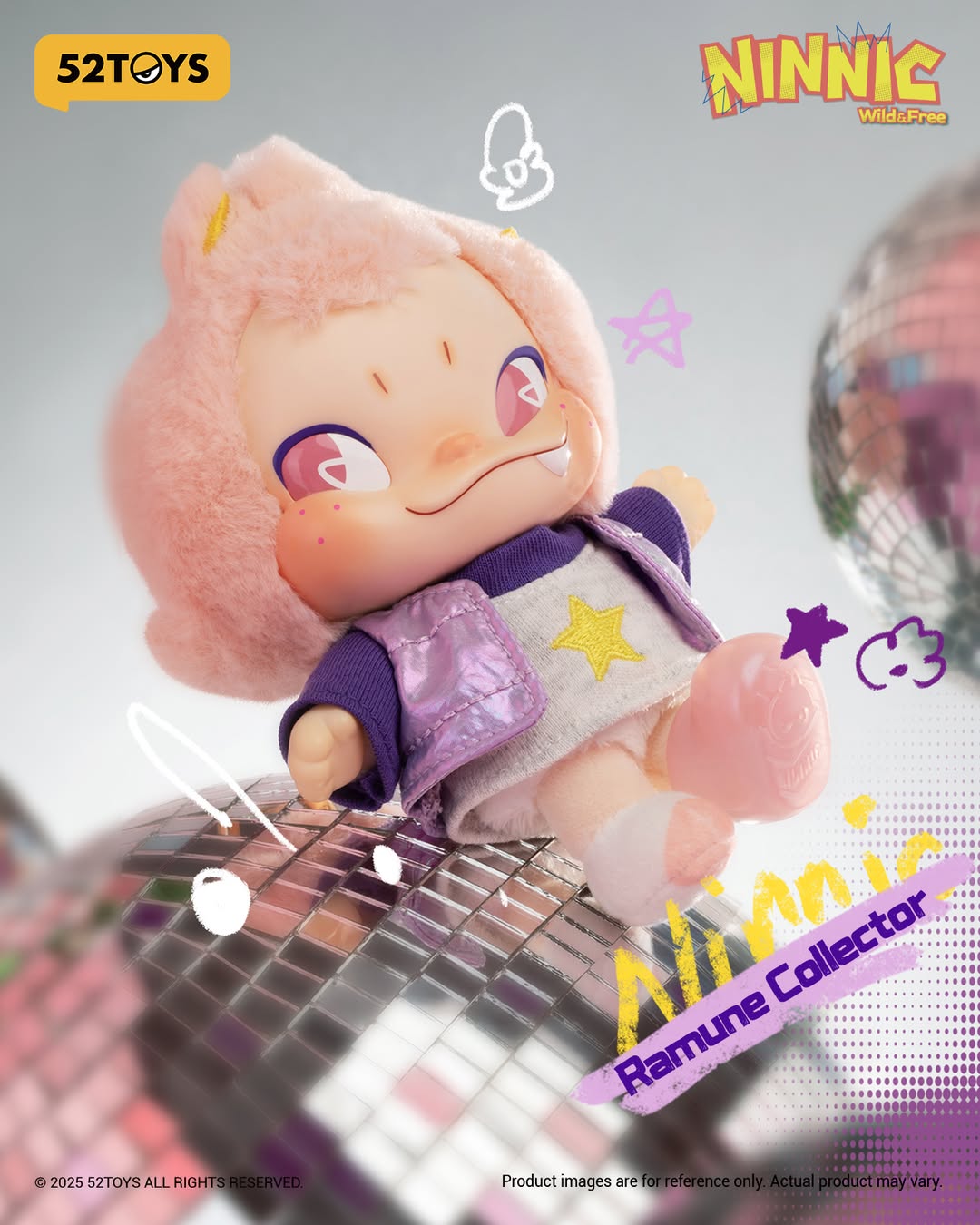 NINNIC Wild & Free Plush Keychain Blind Box