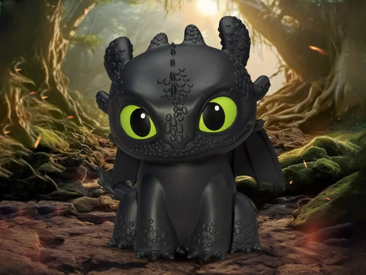 VPBP-021 How to Train Your Dragon Series Palm Size Vinyl Functional Figurine : Toothless